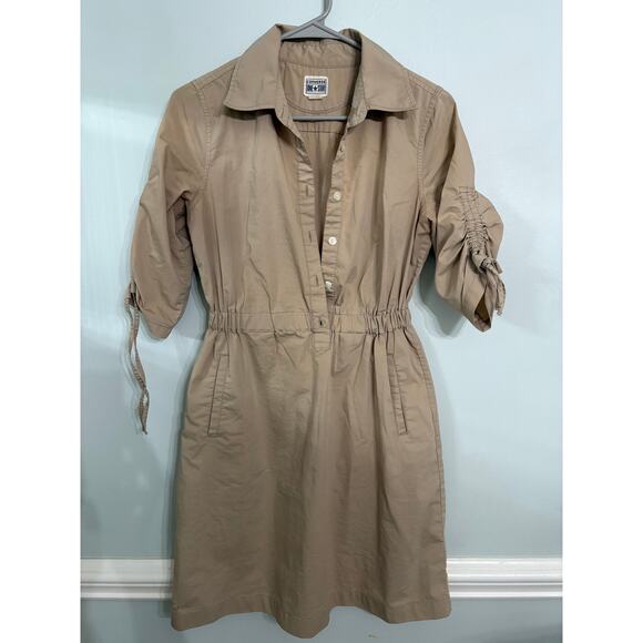 Converse One Star Khaki Shirt Dress - Picture 1 of 6